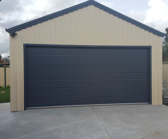 Double car garage shed in Perth
