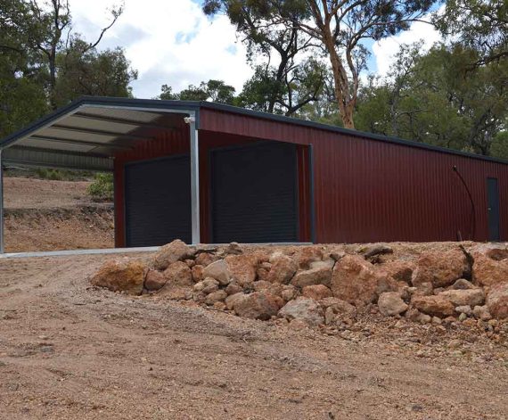 Perth Garaport (garage shed with carport)